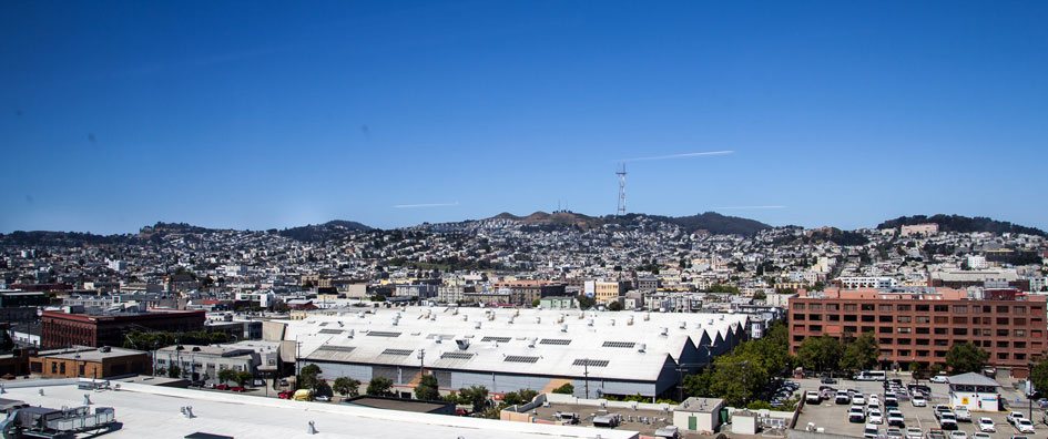 Asana’s 9th-floor office gives great views of San Francisco.