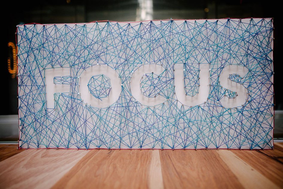 Amidst all of the amazing happenings at Pinterest, the Pinterest folk occasionally needs a reminder to FOCUS.&nbsp;This was made during a recent “Makeathon”, Pinterest’s version of a hackathon.