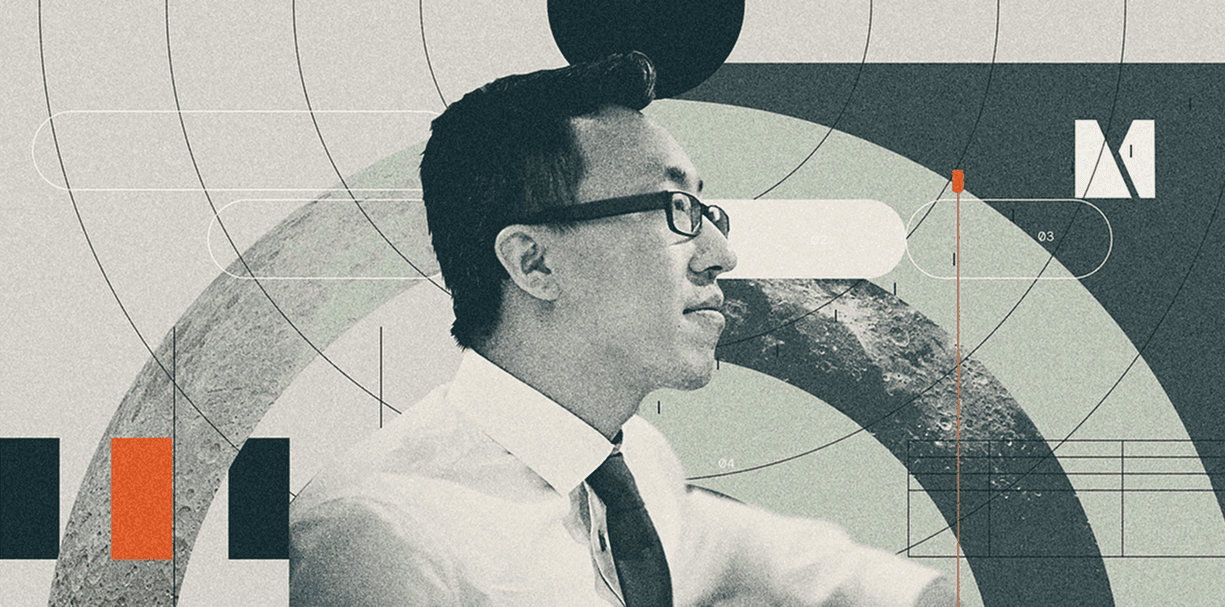 WIDE Illustration of Robert Yuen (CEO of Monograph) by Adam Dixon