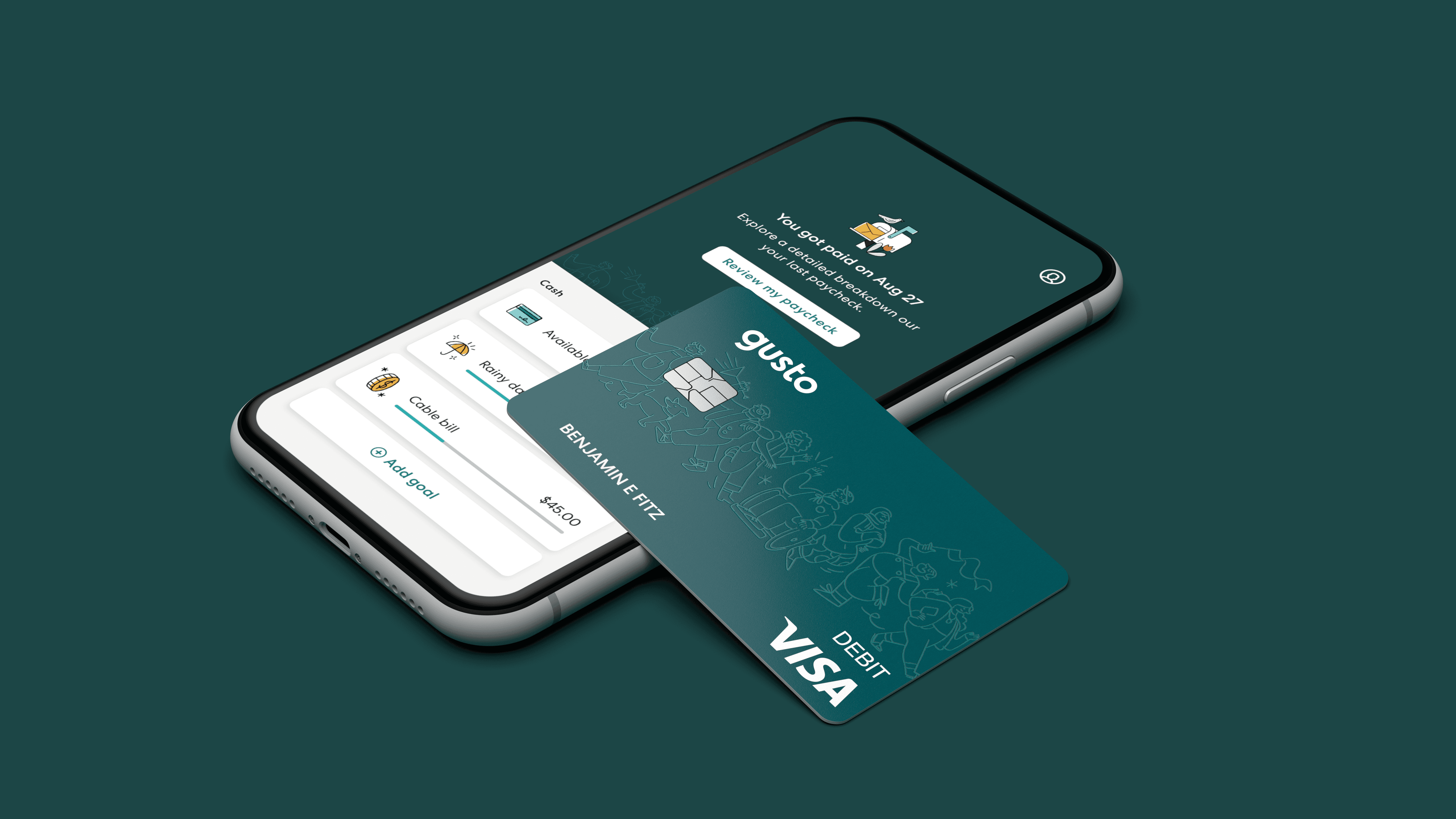 Gusto created its first mobile app for Gusto Wallet, a tool that helps employees track, save, and access their money.